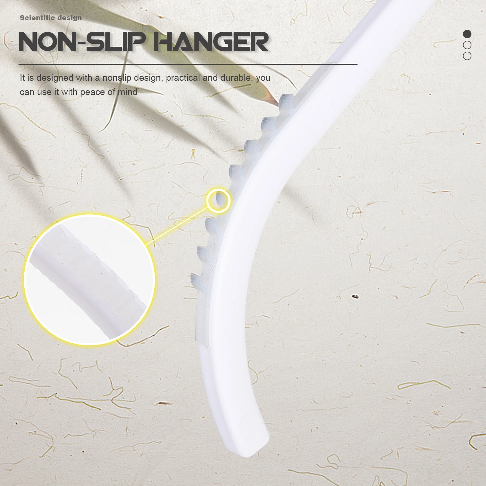 

5Pcs Non Clothes Hangers Plastic Clothes Hangers Heavy Duty Stainless Steel Hooks Plastic Coat Hanger Wardrobe Storage Solution