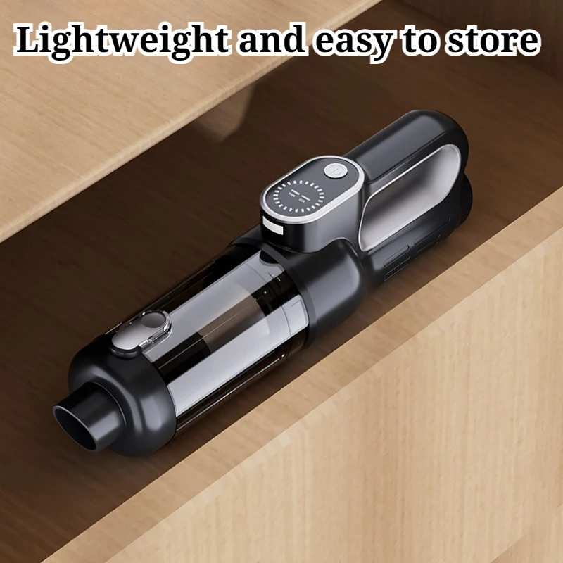 Car vacuum cleaner wireless one-button dust dump high-power portable vacuum cleaner large suction mini handheld vacuum cleaner view 2