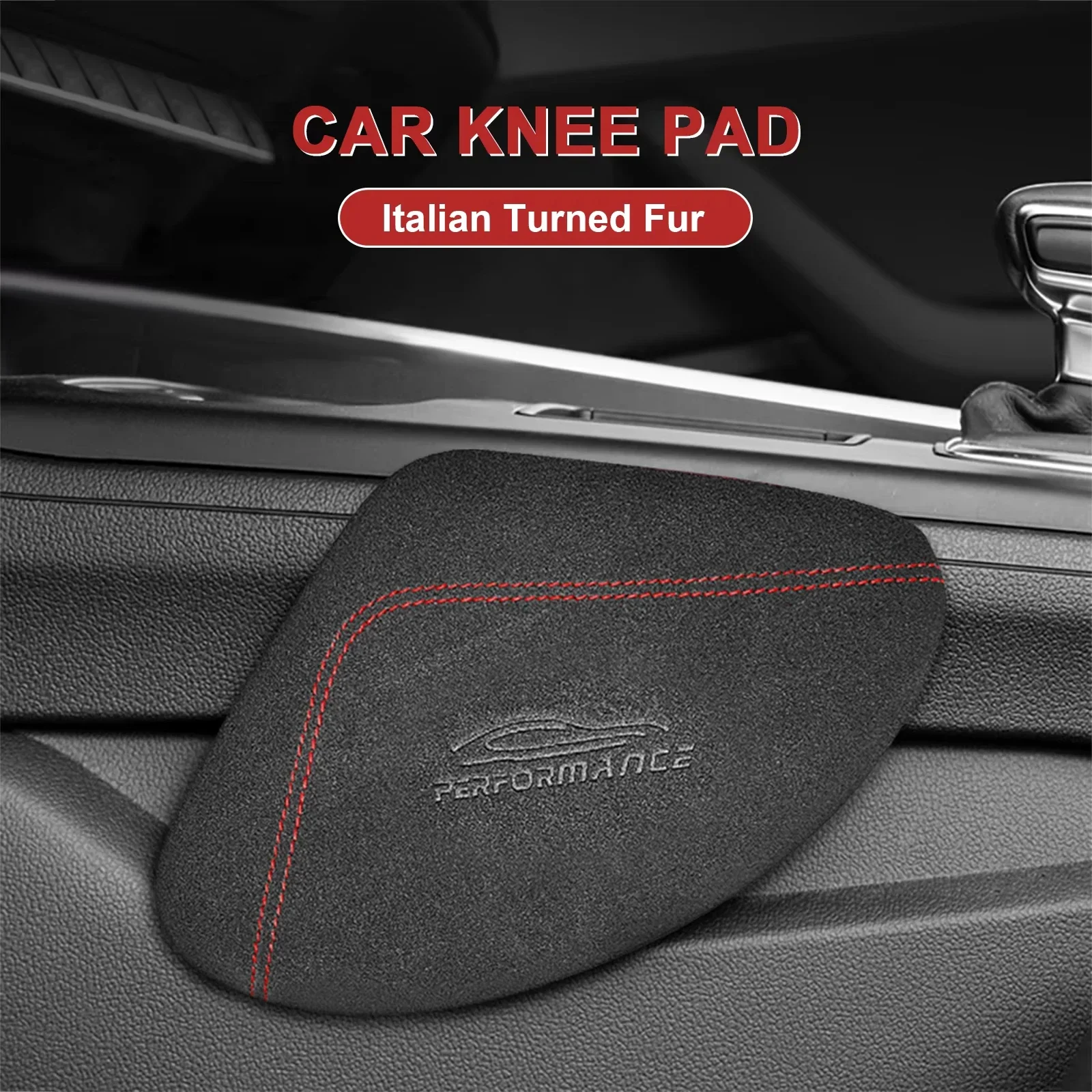 Suede Car Knee Pad Leg Cushion Rest Pillow For BMW F20 F30 G20 E90 E60 F10 E46 X1 X3 X4 X5 X6 2 3 5 7 Series Interior Accessorie