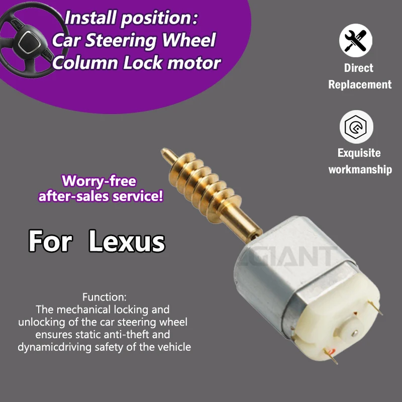 

AZGIANT FK-280PA-20150 Car Steering Column Ignition DC motor For Lexus IS C 220d MK3 2005-2012 10800 RPM 0.13A high speed parts