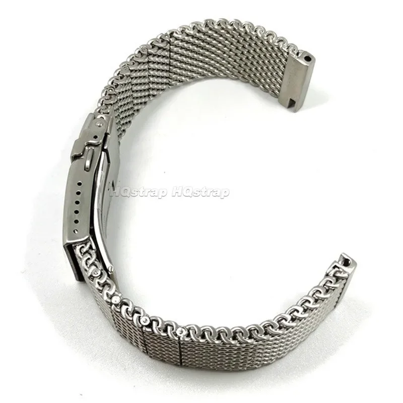 남녀공용 금속 스트랩, 스테인레스 스틸 밴드, 밀라노 손목 밴드, 퀵릴리즈 팔찌, 범용 교체 벨트, 20mm, 22mm