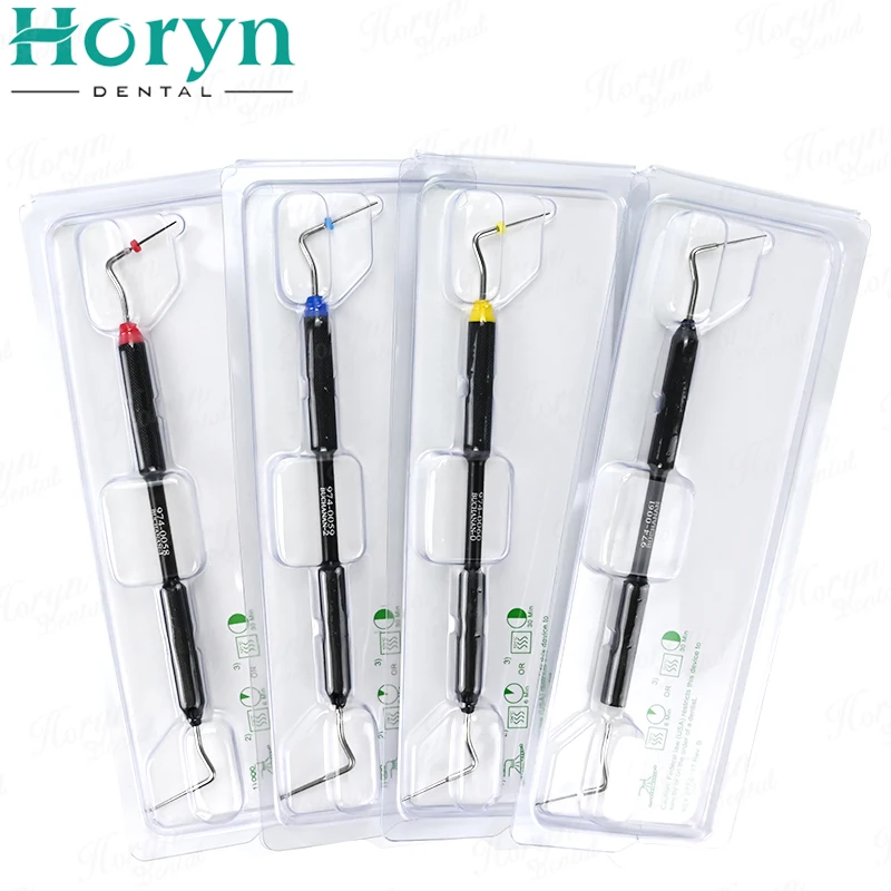 Horyn Dental Endo Filling Plugger Double Ended Root Canal Vertical Condenser NiTi Tip Stainless Steel Gutta Percha Tool