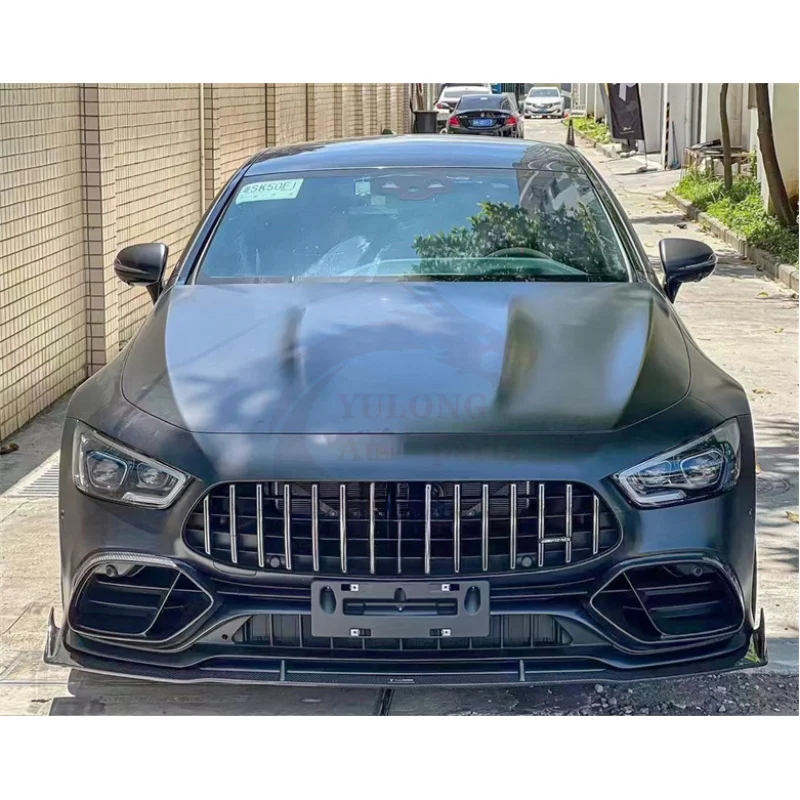 

For Mercedes-Benz AMG GT50 GT53 TAKD Style Dry Carbon Fiber Bumper Front Lip