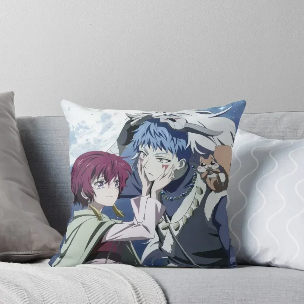 

Copy of Akatsuki no Yona Throw Pillow Pillowcases For Pillows Room decorating items Anime Decorative Sofa Cushions pillow