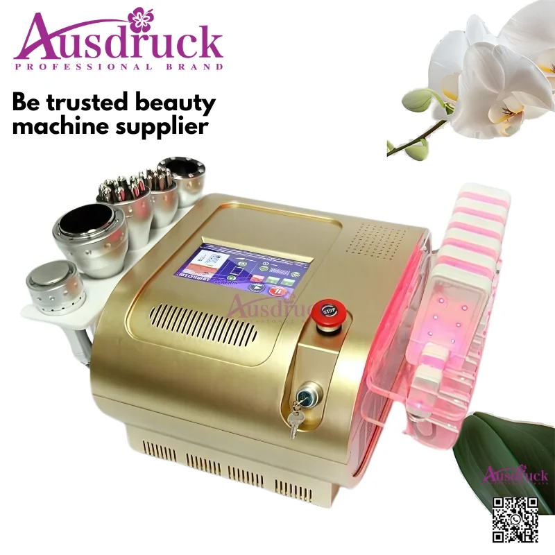 7 en 1 vacío radiofrecuencia Lipo láser cavitación RF máquina de adelgazamiento Photon LED Lipolaser equipo de pérdida de peso CE