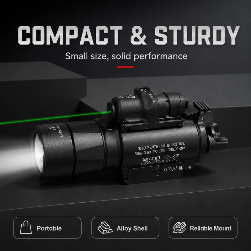 Lightweight Alloy Quick‑Mount Hand Flashlight High Lumen Adjustable Beam Outdoor Daily Torch