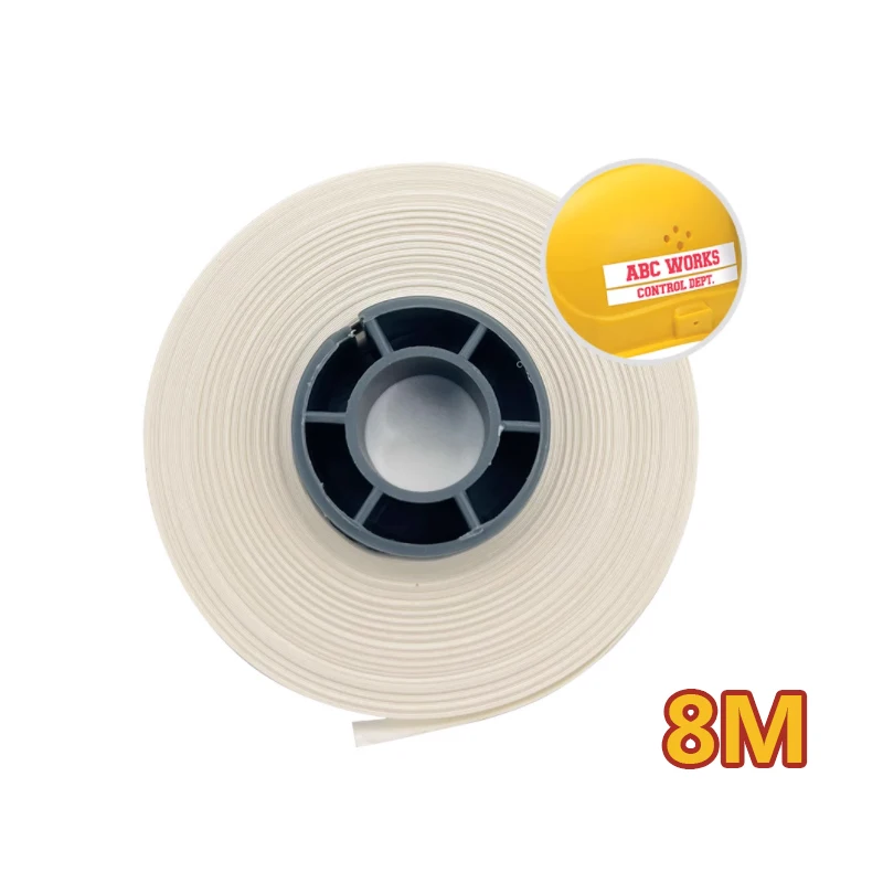 1PCS 6/9/12mm Label sticker paper 309Y 309W for MAX Electronic letatwin machine LM-370E/370A/380A/LM-390A