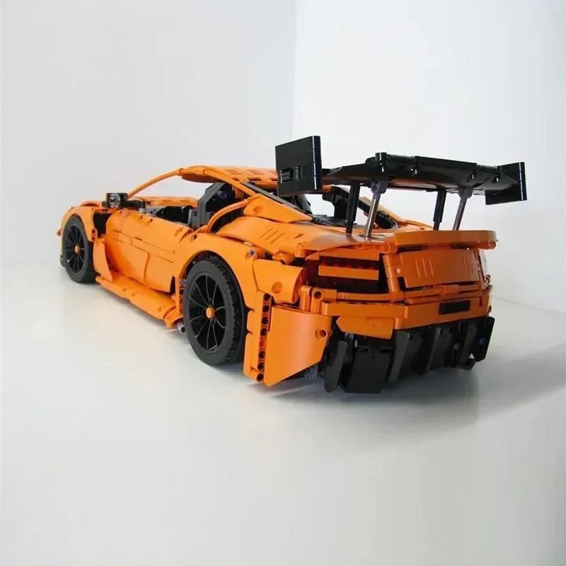 Nuevo MOC-8780 técnico Aventador SVJ escala 1:8 Control remoto modelo de potencia bloques de construcción coche deportivo juguetes regalos de cumpleaños