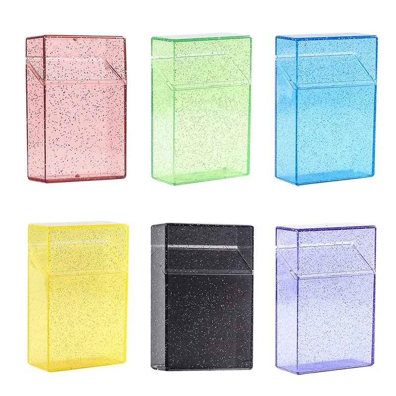 3 Inch Blingbling Transparent Finishing Storage Box Stationery Photocard Holder Box Case Container Idol Albume Game Card Sleeve