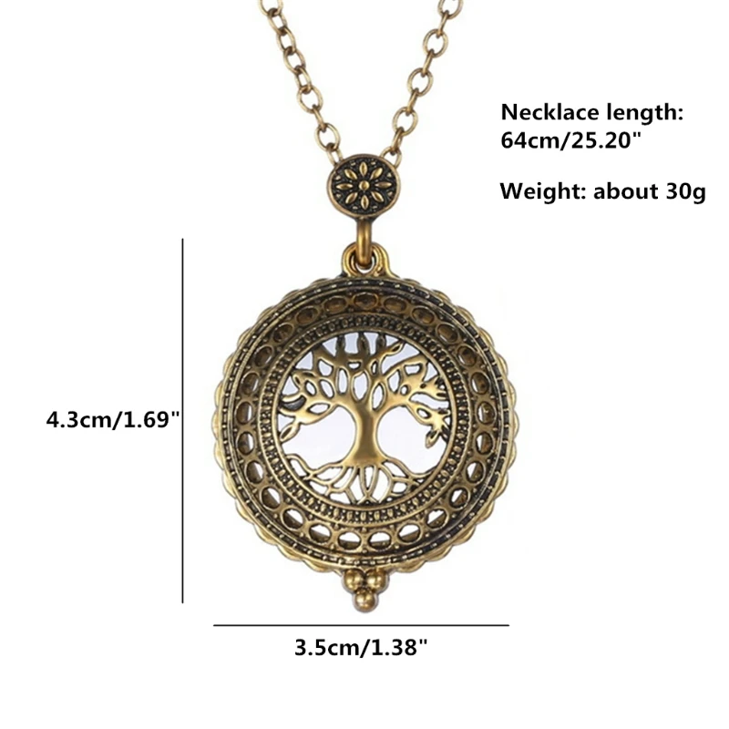 لفراشة المكبر تصميم خاص عدسة مكبرة انزلاق قلادة الرقبة