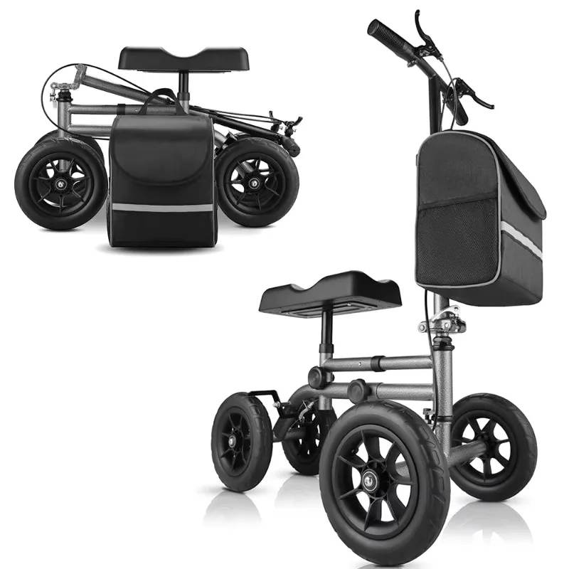 سكوتر لاستعادة القدم خفيف الوزن وقابل للطي من المصنع الطبي، أفضل حقيبة تخزين لحزام إصابة القدم