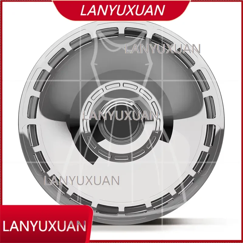 21 22 24 Inch Forged Wheels Disc Style Floating Center Cap Polish Clear Custom 5x112 5x130 for S Class CLS EQS Wheels