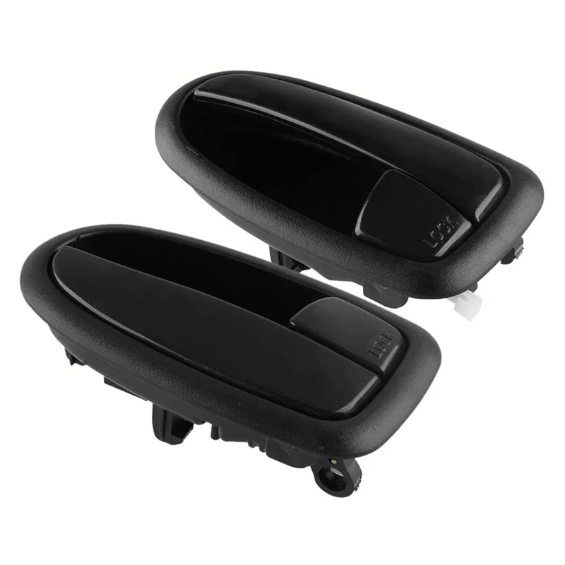 2X Car Black Interior Door Handle Catch For Hyundai Matrix Lavita 2001-2010 82610-17010 Left