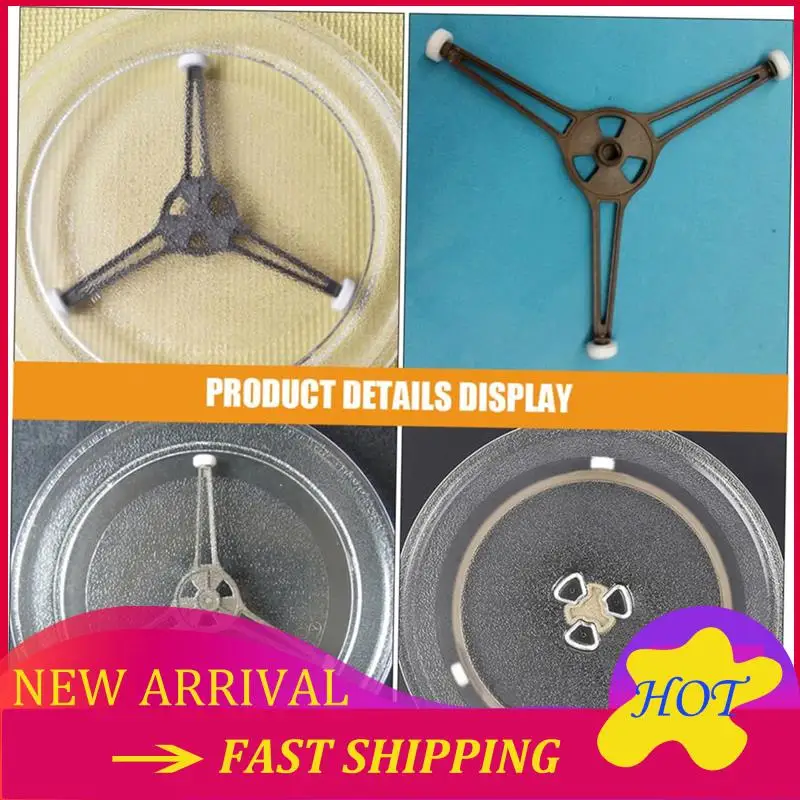 Compre ahora, anillo de rodillo para placa de microondas, soporte giratorio resistente para una distribución uniforme del calor, fácil instalación, accesorio para horno microondas