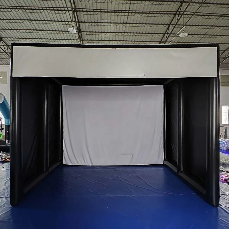 

Outdoor Use PVC Golf Practice Tent Inflatable Screen Golf Simulator Tent For Sale