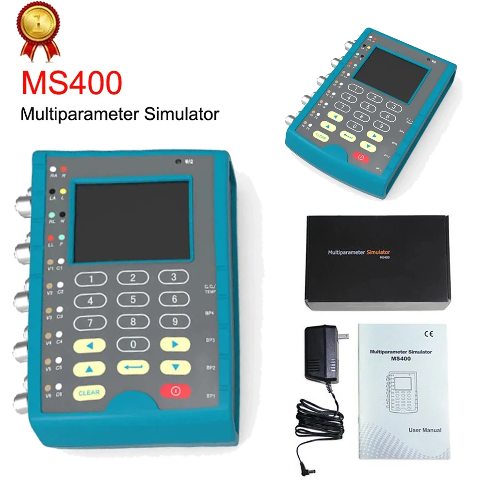 Contec  MS400 Multi Parameter Patient Simulator ECG IBP Temperature Patient Simulator