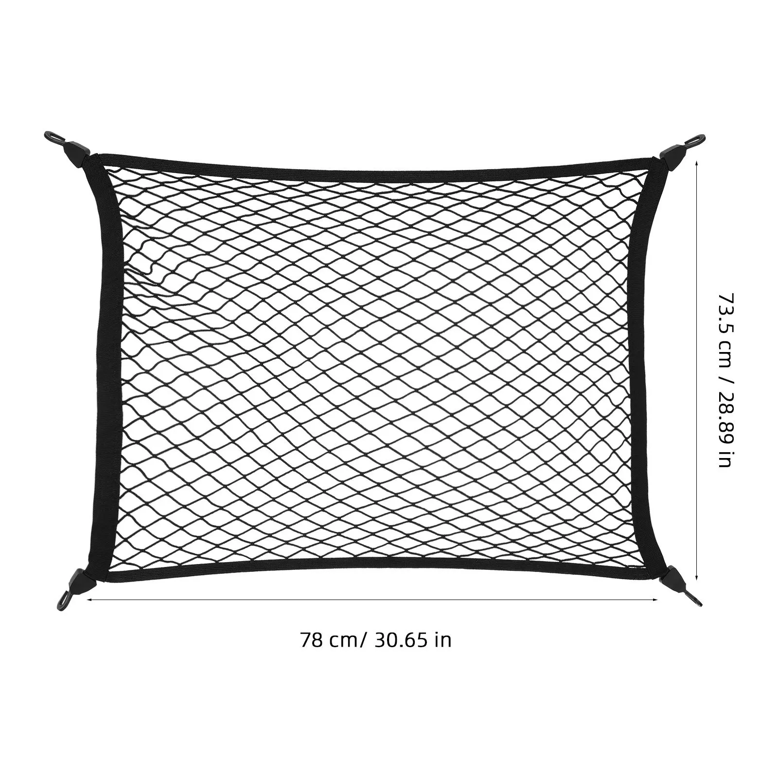 Auto-Gepäcknetz, dehnbarer Kofferraum-Organizer, großes Fassungsvermögen, elastische Kfz-Netze für verschiedene Gegenstände, SUV, LKW, Boot, Aufbewahrung