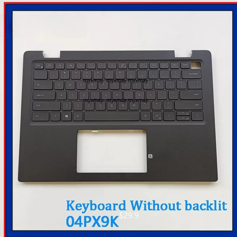 

НОВЫЙ ОРИГИНАЛЬНЫЙ верхний чехол для ноутбука Dell Latitude E3420 3420, клавиатура без подсветки 04PX9K 4PX9K