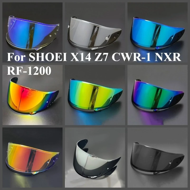 Visor for SHOEI X14 Z7 CWR-1 NXR RF-1200 Helmet Lens Anti Fog High Impact Protection UV Cut Durable High Strength