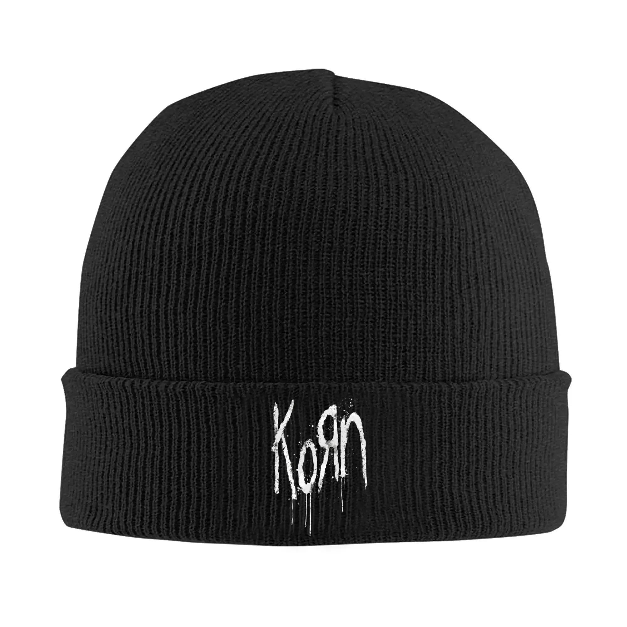 Korns Still a Freaks Knitted Hats Autumn Winter Skullies Beanies Warm Rock Band Y2k Cap Men Women Acrylic Fashion Bonnet