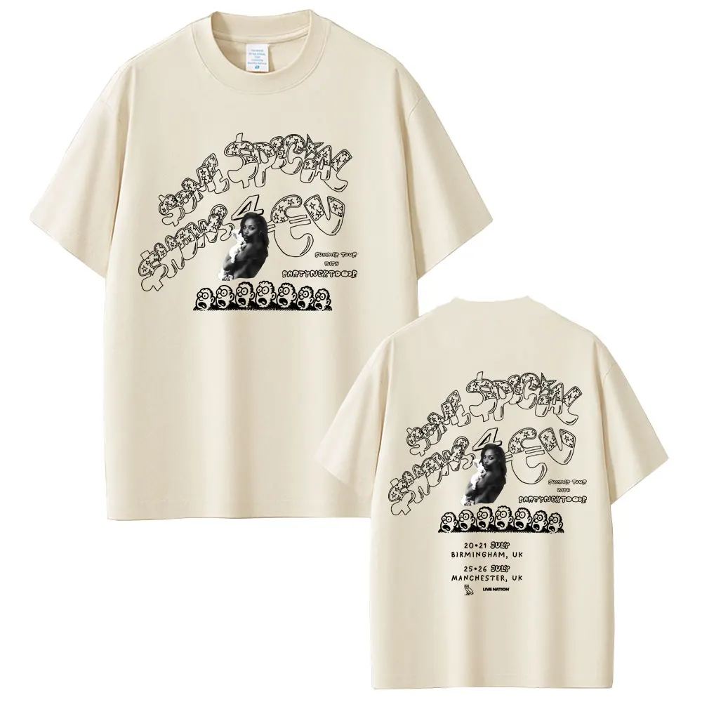 

Rapper Drake Europe Tour with Partynextdoor 2025 T-shirt Men Women Hip Hop Fashion Pop Music T Shirt Casual Cotton Vintage Tees