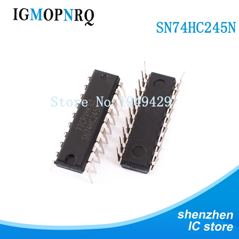 10PCS SN74HC245N DIP20 SN74HC245 74HC245N 74HC245 Bus transceiver Tri-State Octal Bus New