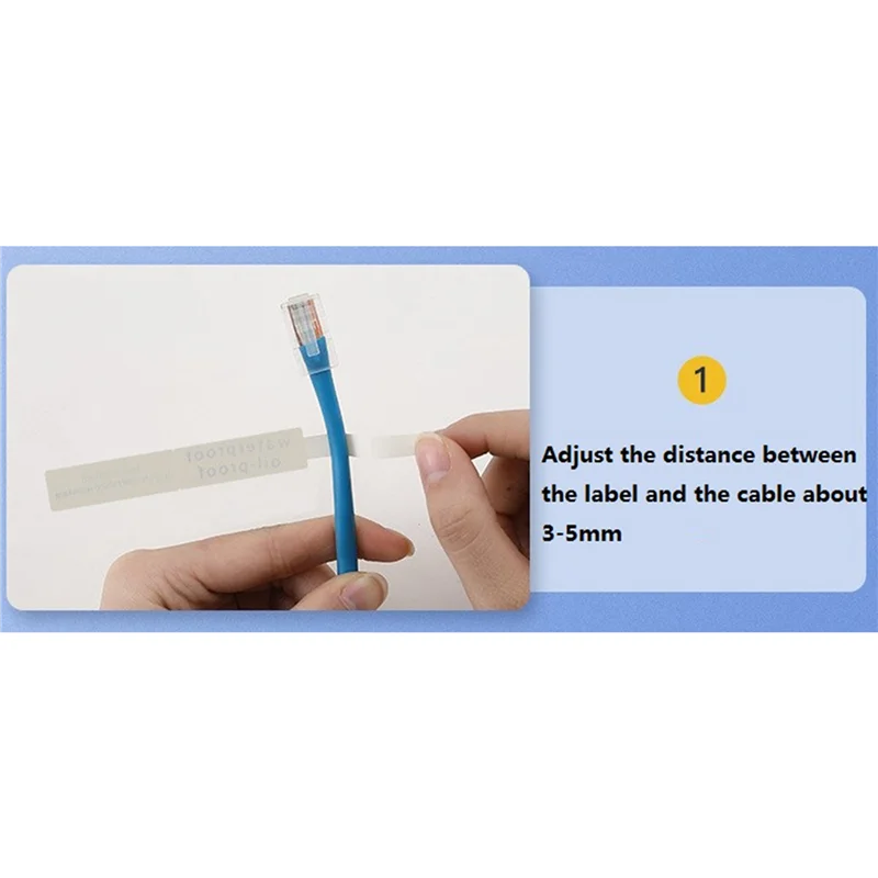 

J1UL1N 4X NIIMBOT D11 Этикетка Машина Наклейка Кабельная этикетка Флаг Косичка Сетевой кабель Этикетка Бумага Термальная, Водонепроницаемая этикетка, Белый