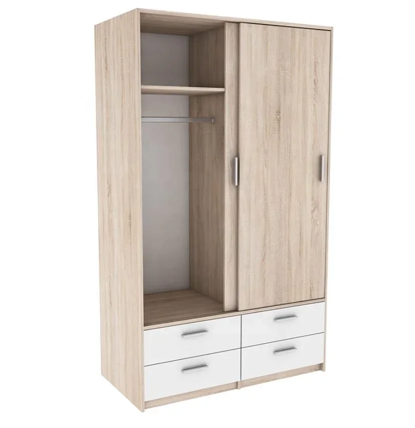 

#NOVA 21ETDC001 Sliding Doors 1100*500*2000mm Wardrobe with 4 Drawers