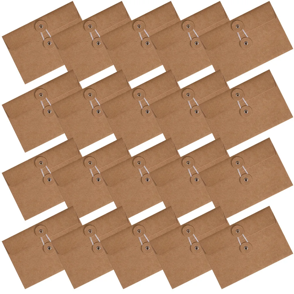 30 Stück Vintage-Kraftumschläge, multifunktionale Dateiaufbewahrung für Briefe, Dokumente, Einladungen, Karten, Hochzeit, Party, Schreibwaren