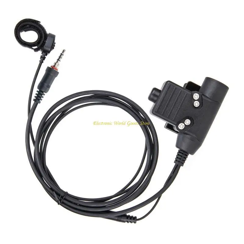 

A3PD U94 PTT System Adapter Push to Talk forVertex VX‑6R VX‑7R Walkie-talkie
