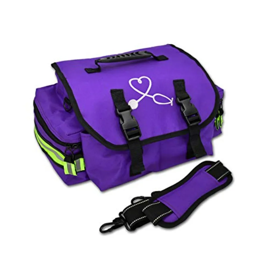 

Small EMT Medic First Responder Trauma EMS Jump Bag With Dividers - Purple