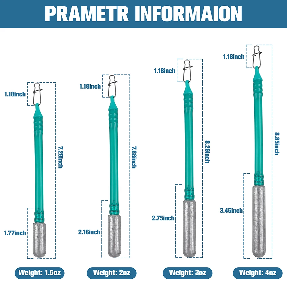 Plomo de Arrastre para Bagre – Tiro Caído y Curricán - imagen 4