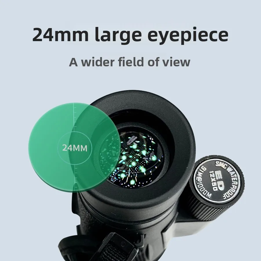 New hot-selling 12X50 nitrogen-filled waterproof monocular, high magnification HD mobile phone photography, portable 5
