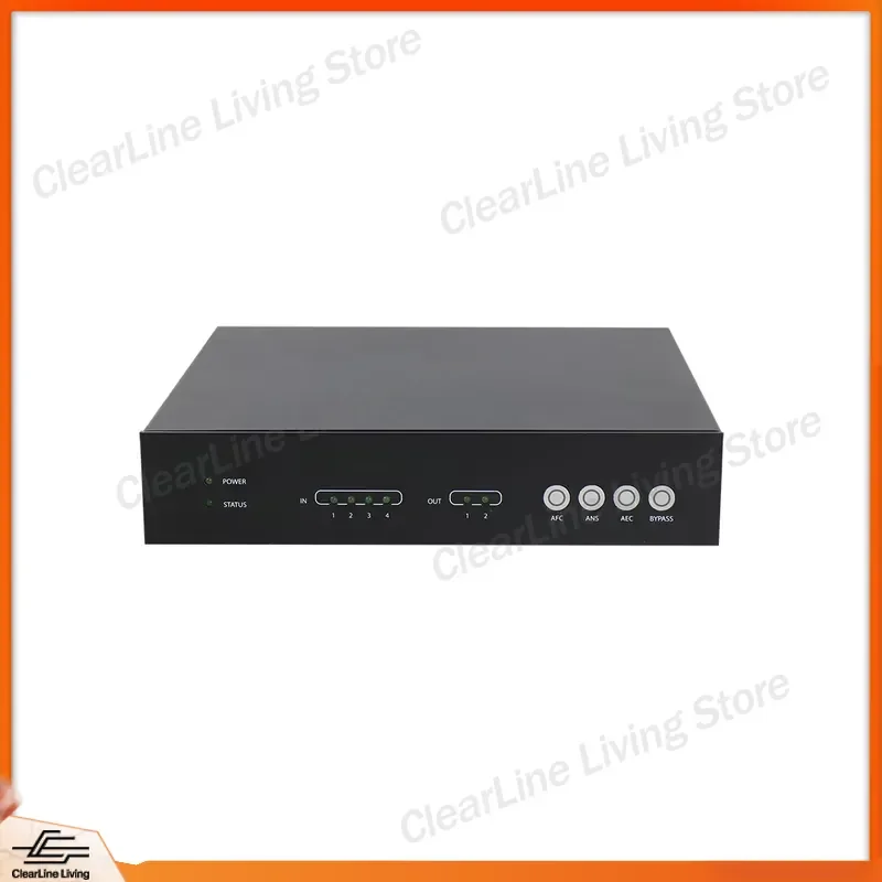 4 In 2 Out DSP Automatic Audio Processor Professional Digital Driver Sound Effects Car Stereo Amplifier Equalizer Noise