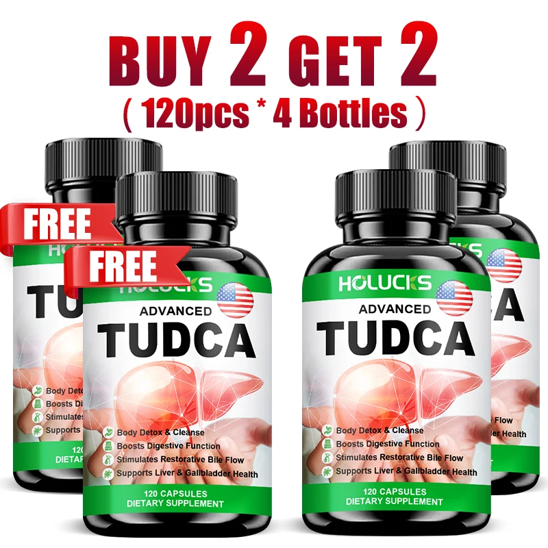 

HOLUCKS Advanced TUDCA Supplement 2000 мг - с расторопшей и пробиотиками, способствует улучшению потока желчи, детоксикации, пищеварения и иммунитета
