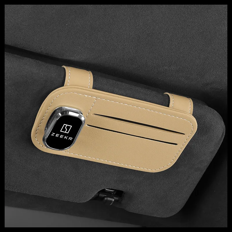 

For ZEEKR X 001 7X FR 007 GT 009 CX1E MIX M-Vision 9X Accessories Car Eyeglass Holder Glasses Storage Clip Car Sunglasses Holder