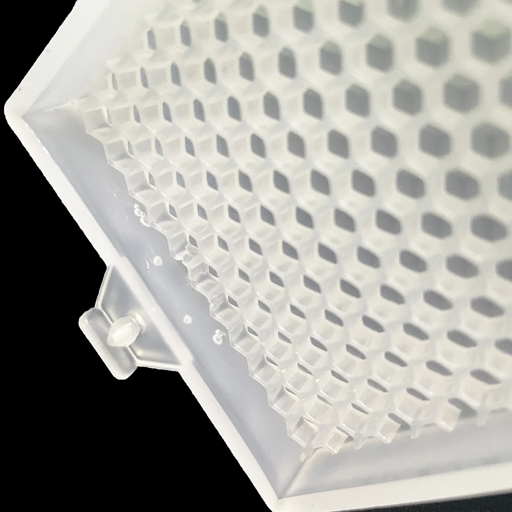5PCS Plastic Beekeeping Queen Bee Cage Shipping Cage Foldable Large Space Transport Travelling Transparent
