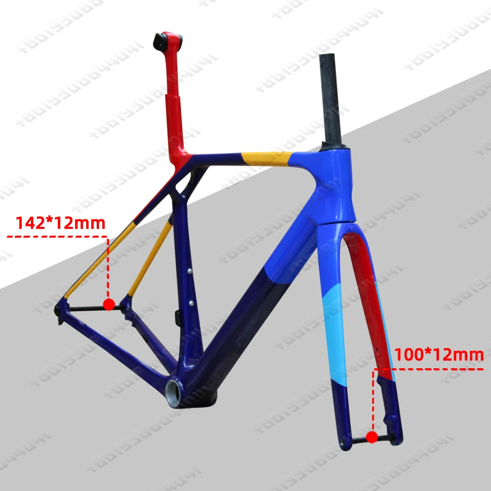 SLR 9 GEN 8 New All Inner Cable Disc Road Carbon Frame T1000 Carbon Road Bike Frame Max Tire 700x32C Racing Bicycle Frameset