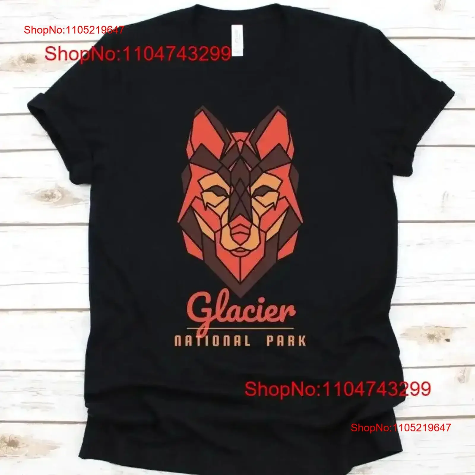 

Футболка Glacier National Park Wolf Lover Montana Mountains укороченный винтажный стираный удобный универсальный топ для повседневной носки