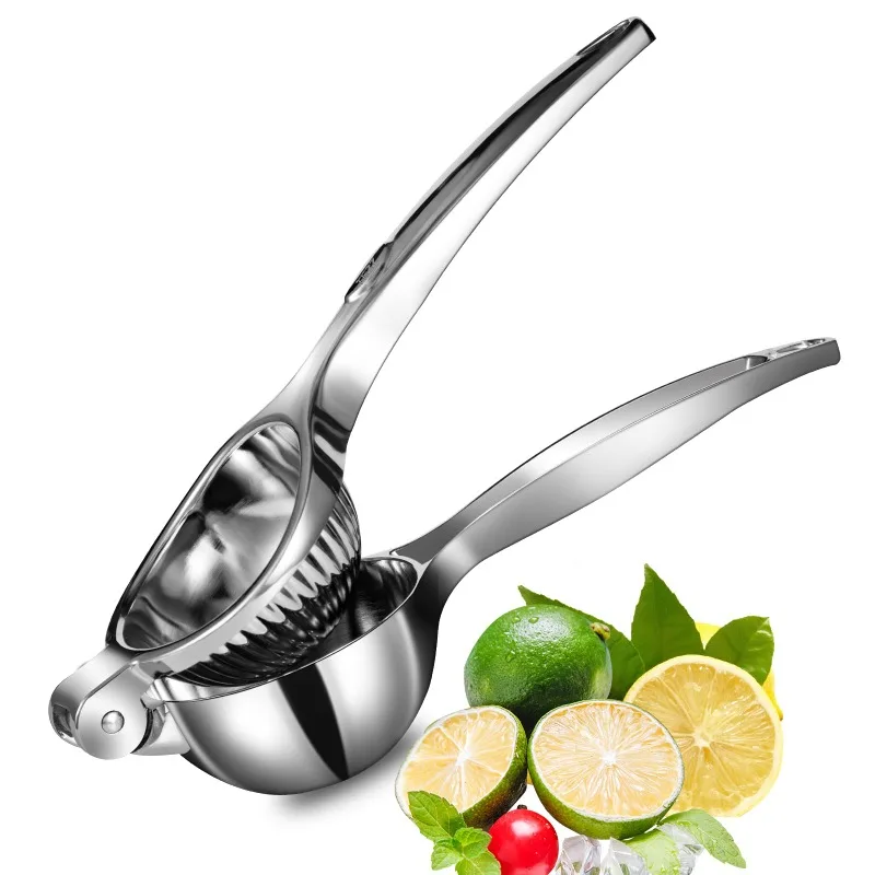 Large Heavy Duty Handhelp Juicer for Lemon, Stainless Steel Hand Press Citrus Juicer, Lime Squeezer Bar Tool Manual Citrus Press