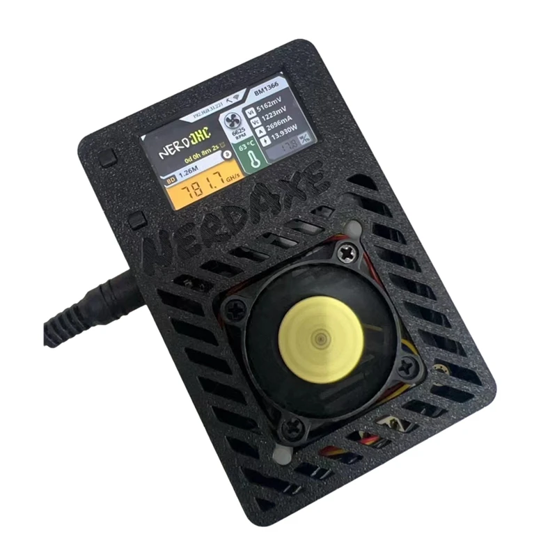 Nerdaxe Miner Nerdminer 500Gh/S S19XP BM1366 ASIC Bitcoin Micro Miner Лотерейный майнер с дисплеем