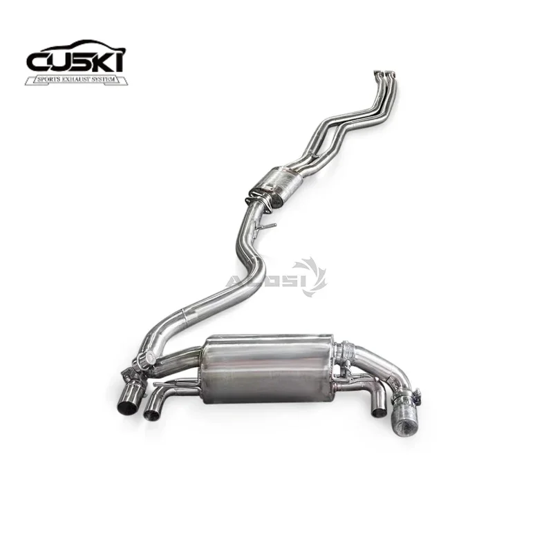 

Автомобильный глушитель выхлопной трубы подходит для BMW 1M E82 3.0T 2011-2012, аксессуары для выхлопной системы из нержавеющей стали