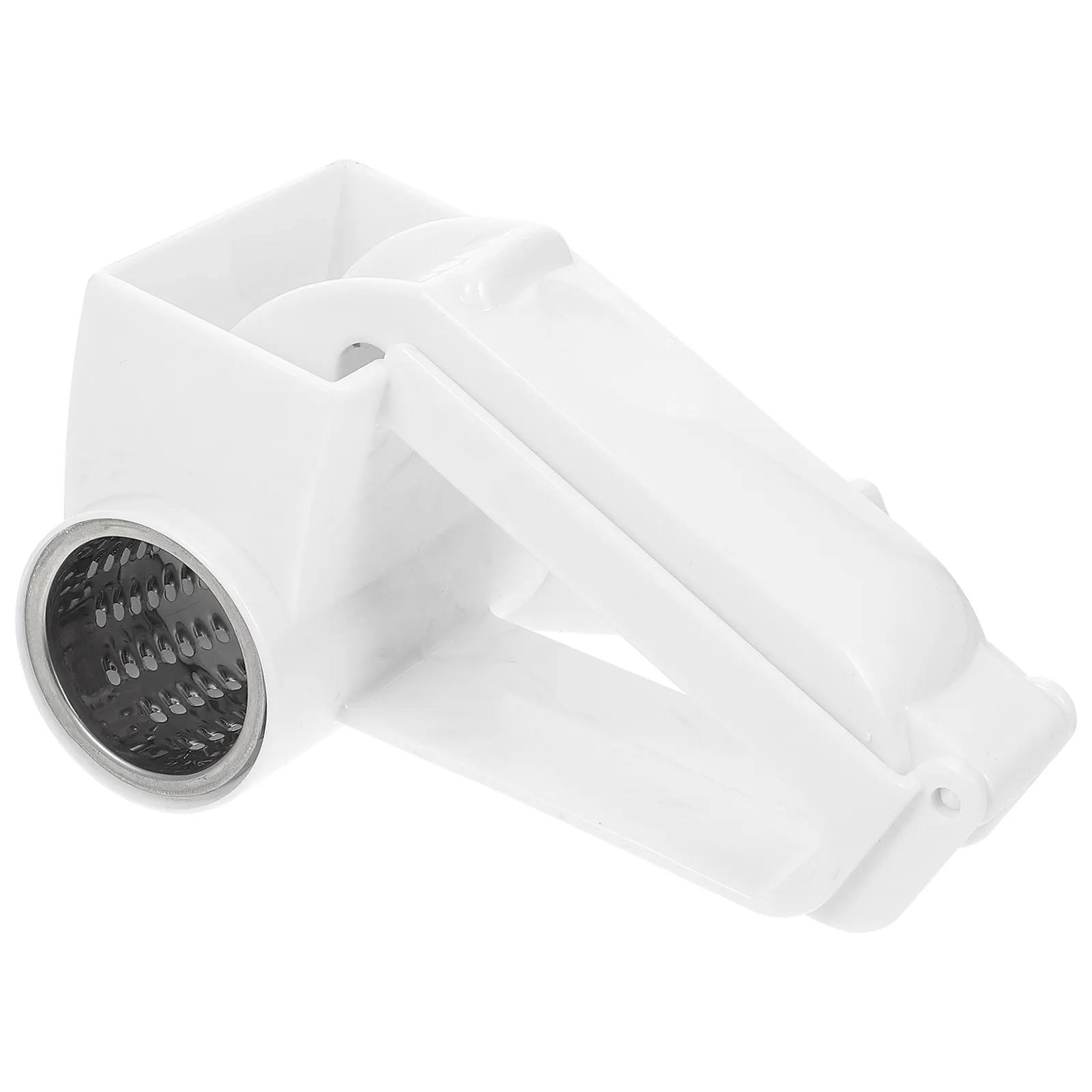 1Pcs Rotary Cheese Grater Stainless Steel Ultra Sharp Blades Safe Finger Design Easy Grip Handle for Hard Cheese Chocolate Nut
