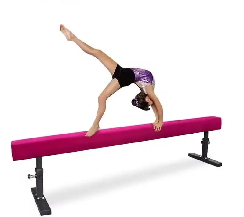 Custom Wholesale High Quality Balance Training Beam Artistic Gymnastics Balance Beam Wooden