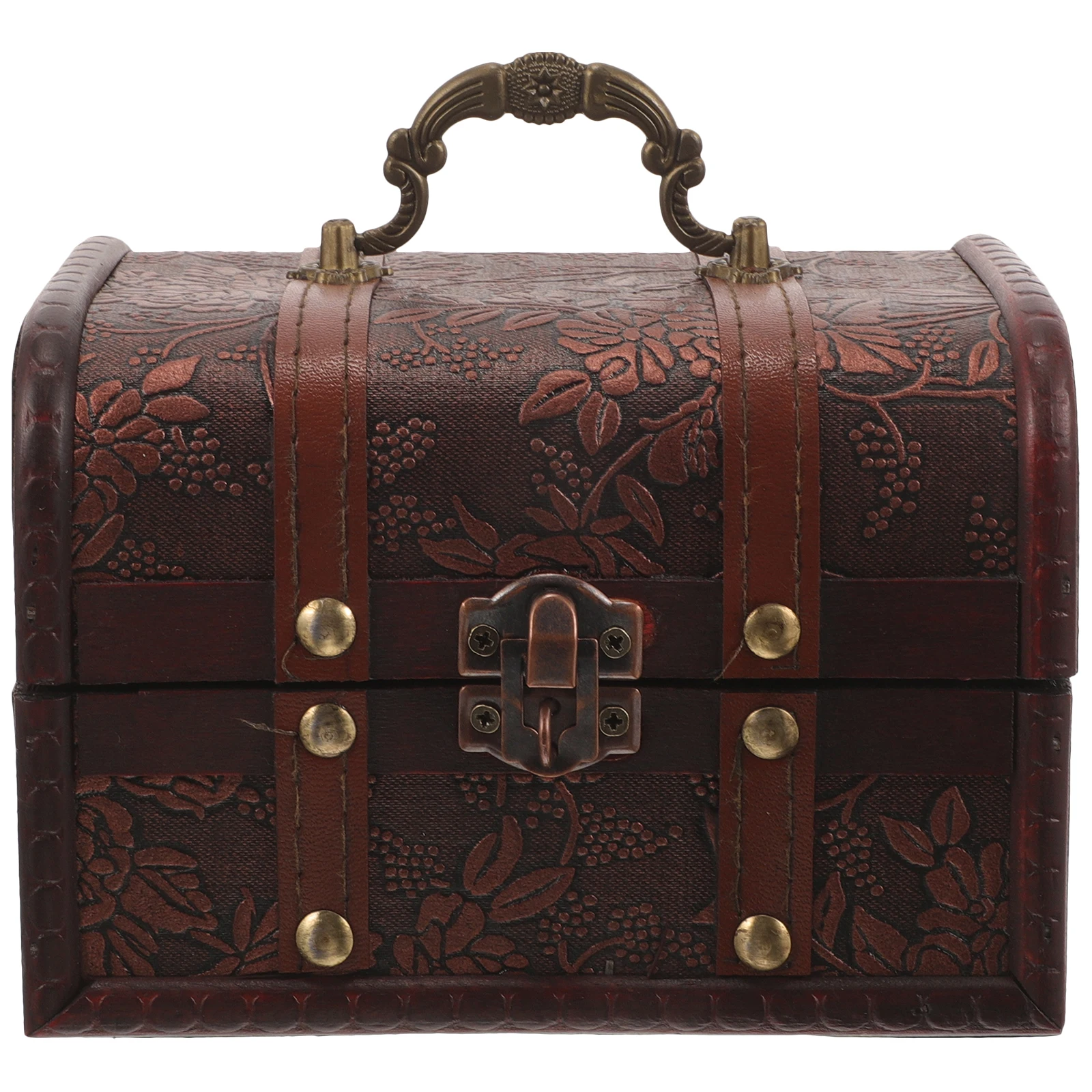 

Деревянная маленькая шкатулка для драгоценностей, винтажный сундук с сокровищами, органайзер для монет, деревянные шкатулки для хранения подарков, маленькие деревянные шкатулки