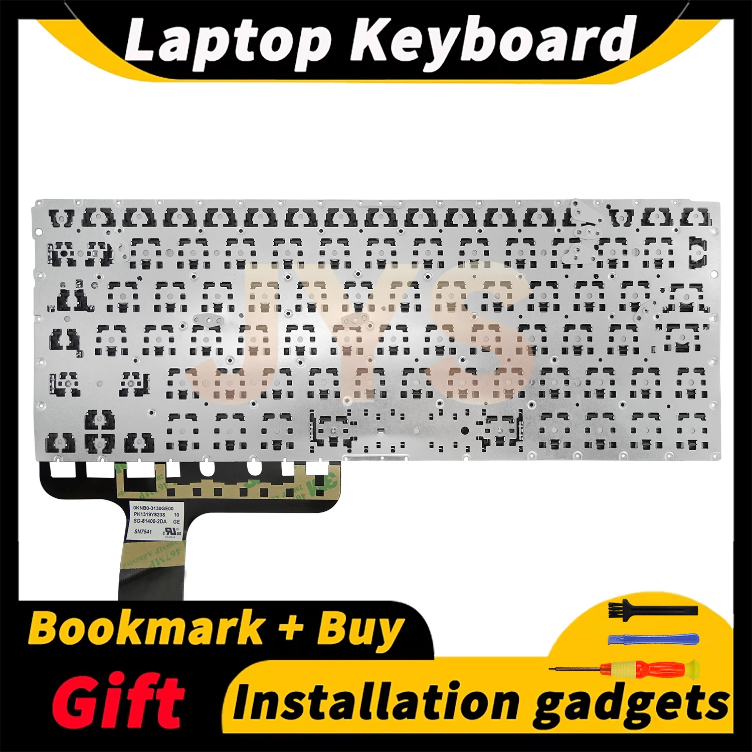 Suitable for ASUS Zenbook UX305 UX305LA UX305UA laptop to replace keyboard with backlit US layout