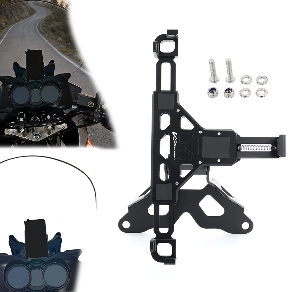 

GPS Holder Mount Stand Motorcycle Adjustable GPS Phone Navigation Bracket Smartphone DL650 DL1000 V-strom 2004-2011 For Suzuki