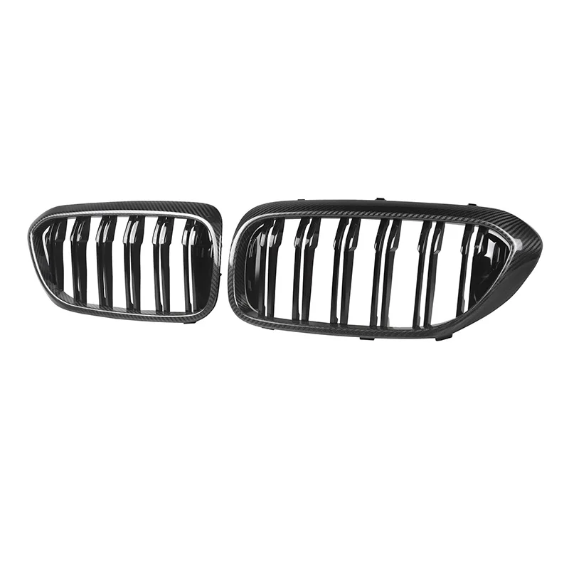 Real Dry Carbon Fiber Front Bumper Kidney Hood Racing Replacement Grill For BMW 5 series G30 G31 Sedan F90 M5 2017-2019 Pre-lci