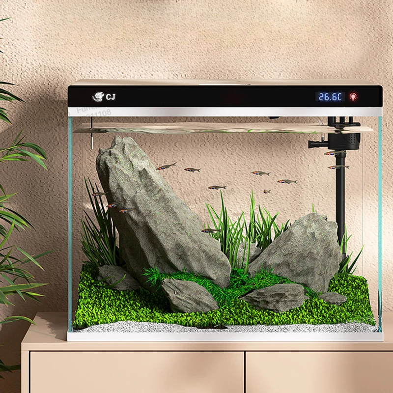 Light Decoration Fish Tank Ecology Loop Aquatic Pet Supplies Desktop Corporation Fish Tank Landscaping Aquarium Pour Aquarium