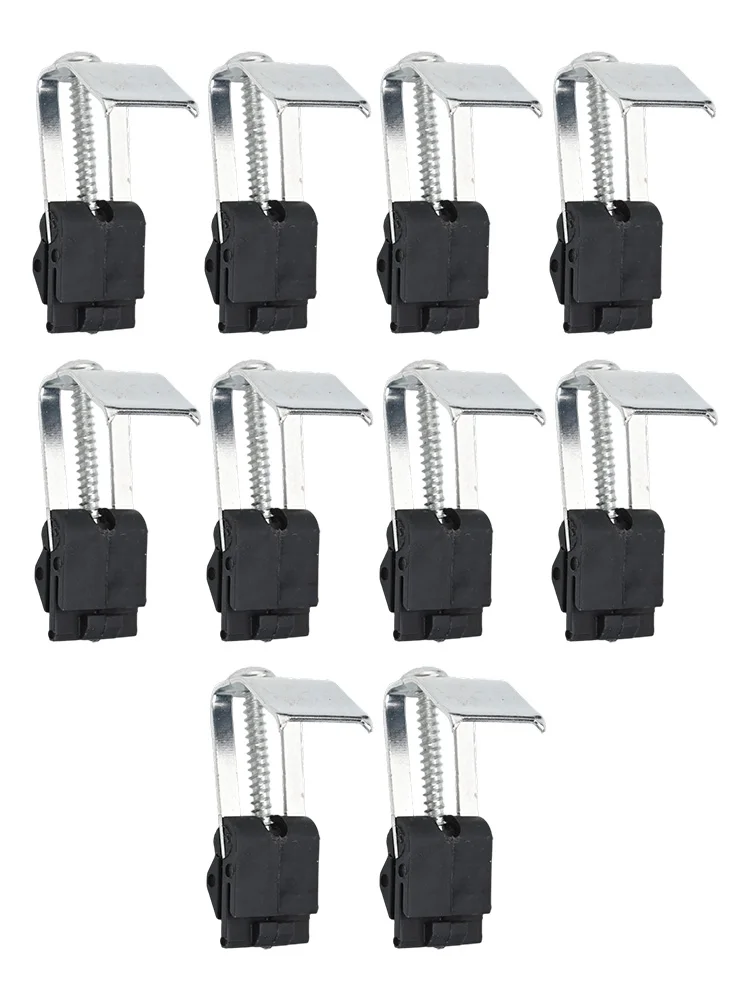 사진과 같이 홈 개선 배수구 액세서리 10팩 싱크 클립 나일론 버클 주방 도구 화장실 설치